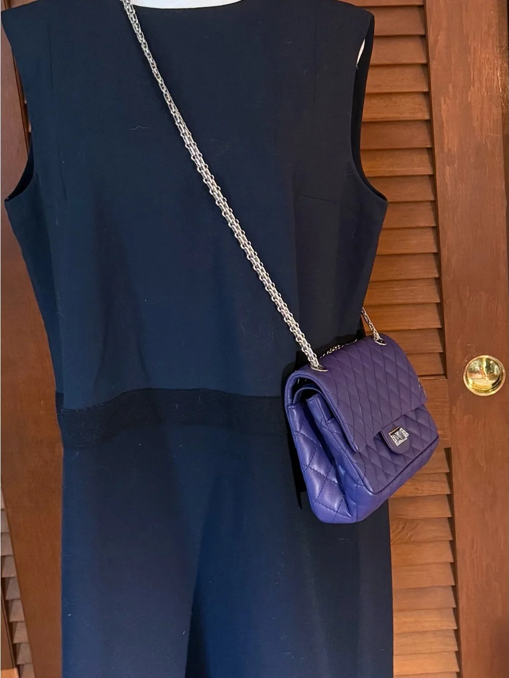 Authentic Purple CHANEL 2.55 Reissue - Lambskin FULL INCLUSION